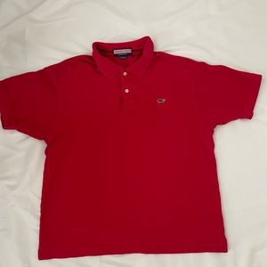 Red large men's Vineyard Vines polo shirt